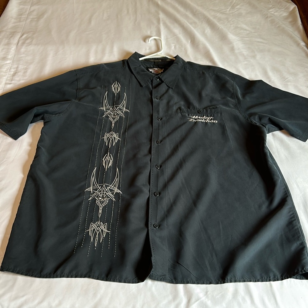 Harley Davidson Vintage Button Up.   Mens size XXL